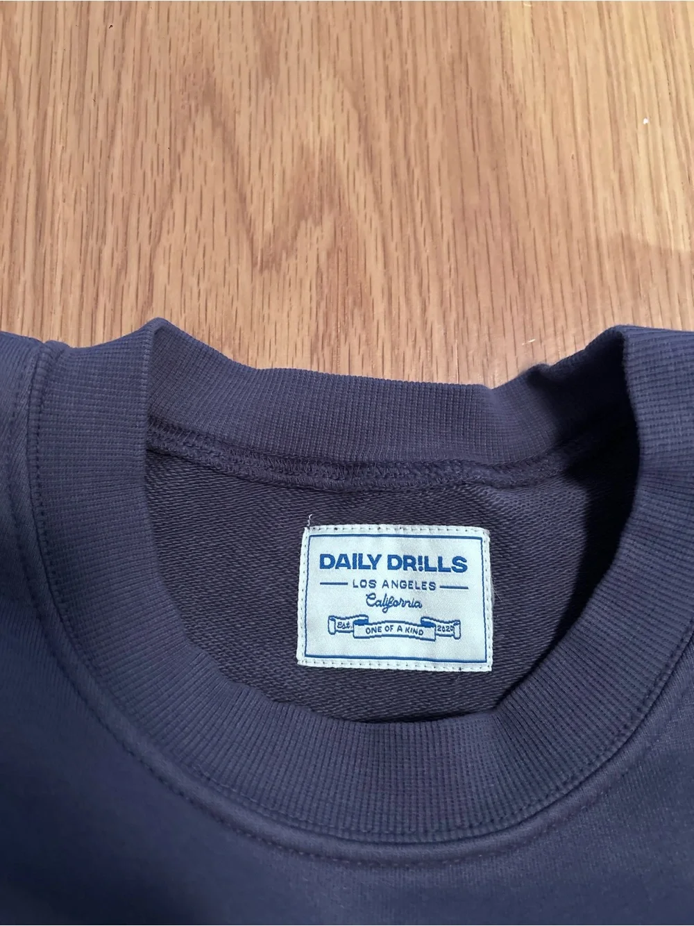 Daily Drills Limited Edition 300K Cherry Oversized Crew - Navy Size M/L NWOT